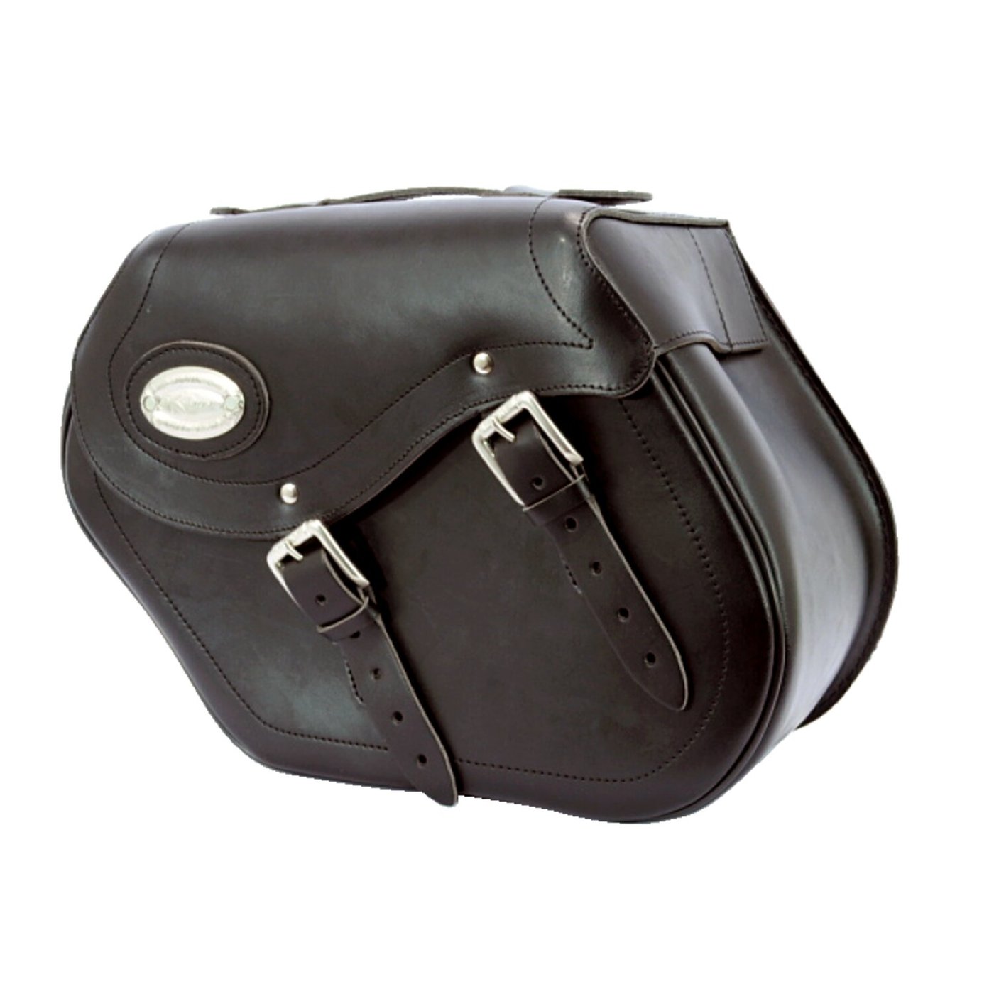 Longride Longride, leather smooth saddlebags #154