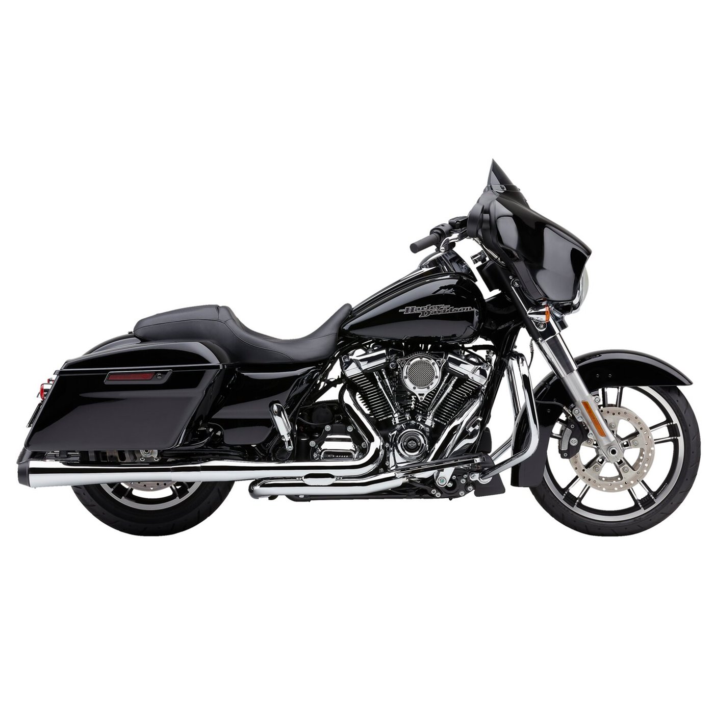 Cobra Cobra, El Diablo 4" slip-on mufflers. Chrome - Image 2