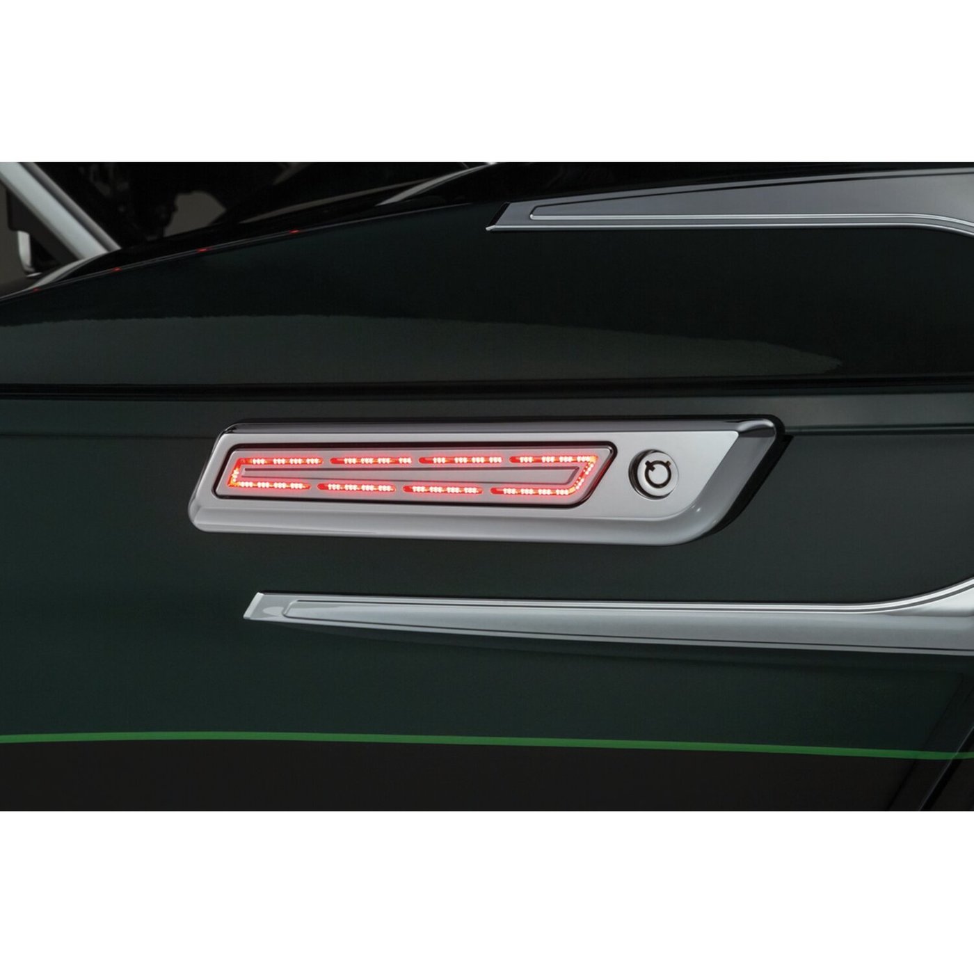 Kuryakyn Kuryakyn, LED saddlebag hinge accents. Chrome - Image 2