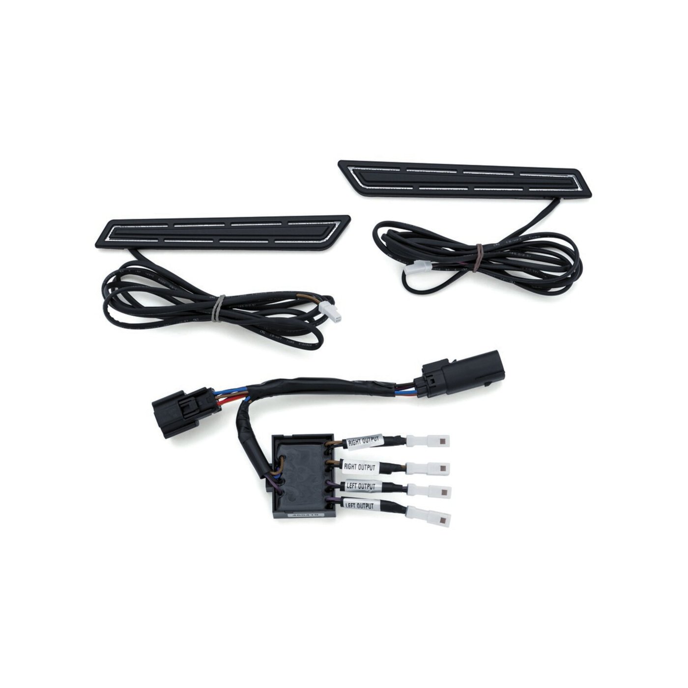 Kuryakyn Kuryakyn, LED saddlebag hinge accents. Satin black