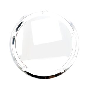 MCS Derby cover, smooth domed. Chrome