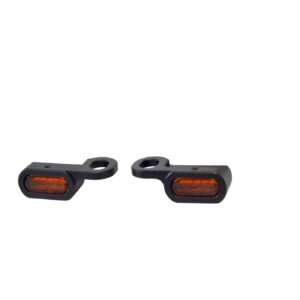 MCS Fastline, below bar LED turn signal set. Black