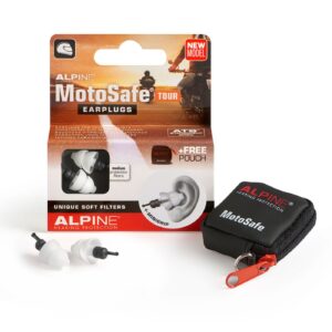 Alpine Alpine MotoSafe Tour earplugs with mini grip
