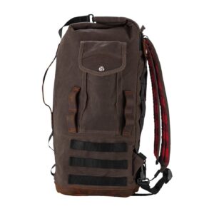Burly Burly Voyager sissy bar backpack dark oak