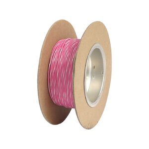 Namz NAMZ, wire on spool. 18 gauge, 100ft. Pink/White
