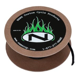 Namz NAMZ, braided flex sleeving. Black, 3/8" (9.53mm) ID