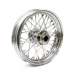 MCS 3.00 x 16 front wheel 40 spokes chrome