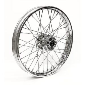 MCS 2.15 x 21 front wheel 40 spokes chrome