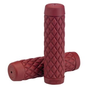 Biltwell Biltwell 1" TPV grips Torker oxblood
