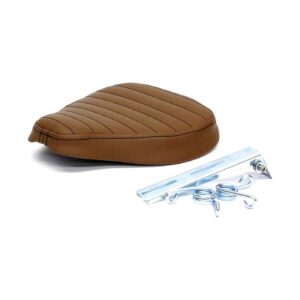 C-Racer C-Racer, Classic bobber solo seat. Small. Dark brown