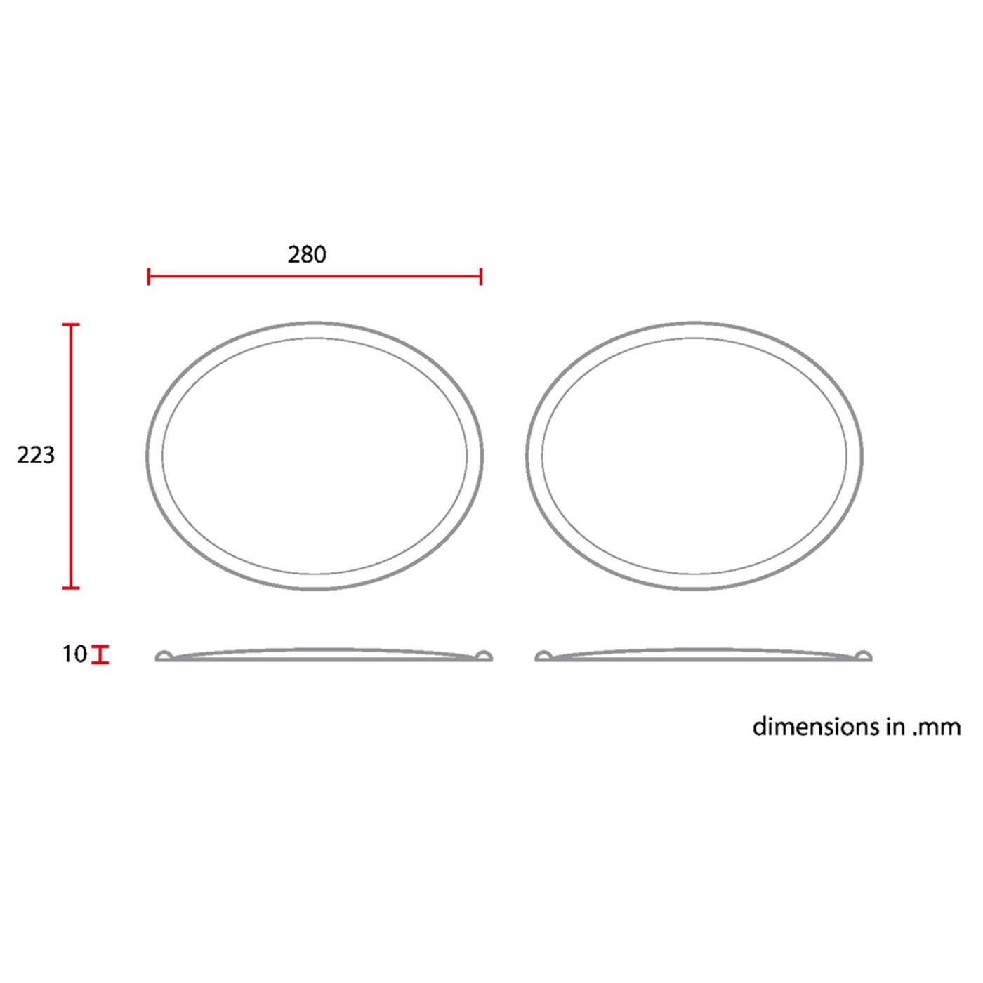 C-Racer C-Racer, Vintage Racing Oval side number plates - Image 2