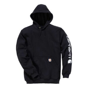 Carhartt Carhartt Sleeve logo hoodie black