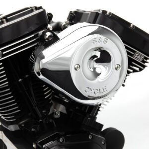 S&S S&S Stealth, chrome teardrop air cleaner kit