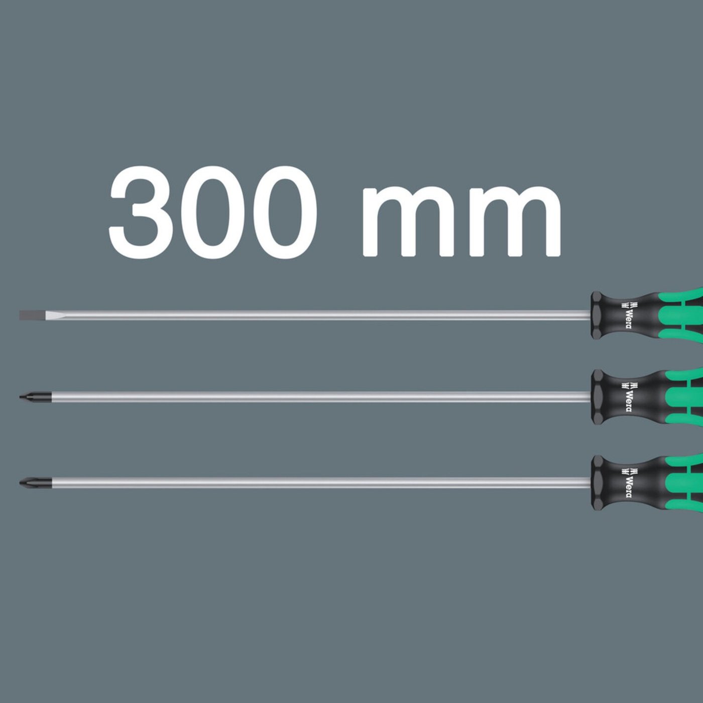 Wera Wera screwdriver set 3 pcs. Kraftform 300 plus extra long - Image 2