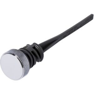 MCS Oil tank fill plug / dipstick assembly motor oil. Chrome