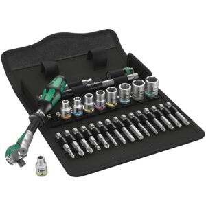 Wera Wera Zyklop ratchet kit 28 pcs. 1/4" drive Metric sizes