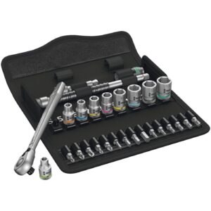 Wera Wera Zyklop ratchet switch kit 28 pcs. 1/4" drive - Metric