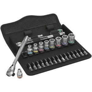 Wera Wera Zyklop ratchet switch kit 28 pcs. 1/4" drive - US Sizes