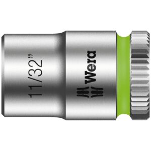 Wera Wera Zyklop 1/4" socket - US sizes 11/32"
