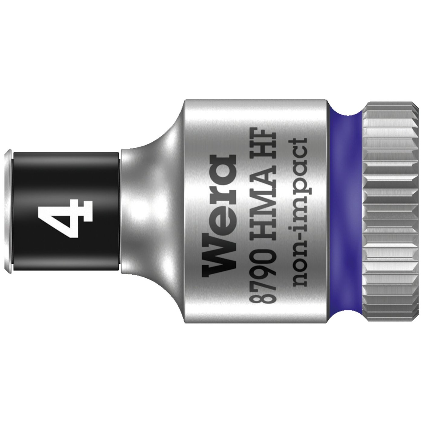 Wera Wera Zyklop 1/4" socket with holding function - Metric 4.0