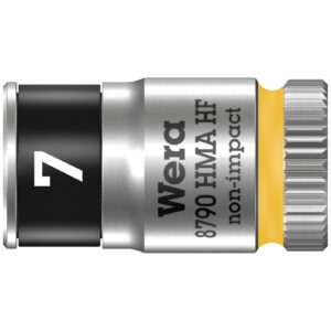 Wera Wera Zyklop 1/4" socket with holding function - Metric 7.0