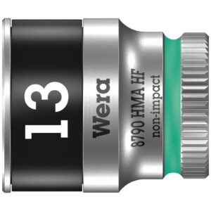 Wera Wera Zyklop 1/4" socket with holding function - Metric 13.0