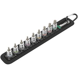 Wera Wera socket belt with 1/4" drive hex socket bits - US sizes