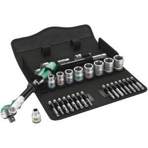 Wera Wera Zyklop ratchet kit 29 pcs. 3/8" drive US sizes
