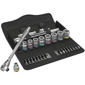 Wera Wera Zyklop metal ratchet switch kit 3/8" drive - US sizes