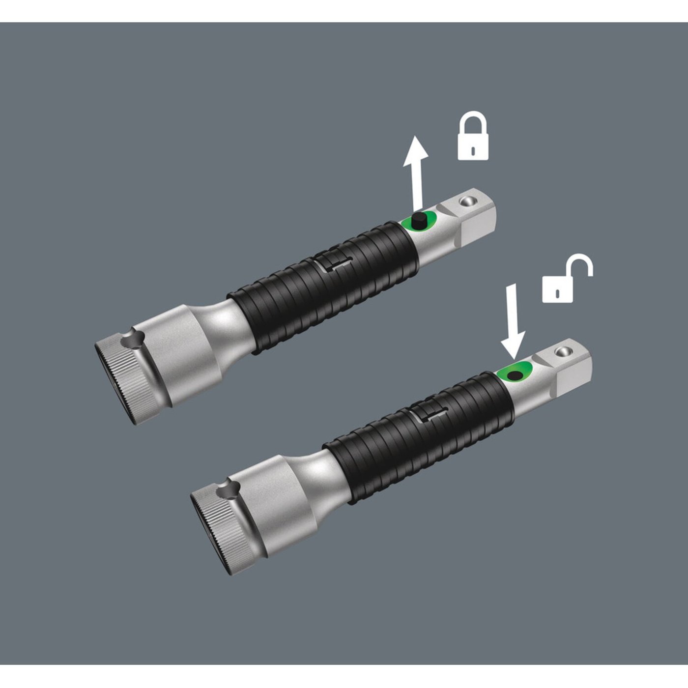 Wera Wera Zyklop 3/8" flexible lock long extension 200mm - Image 2