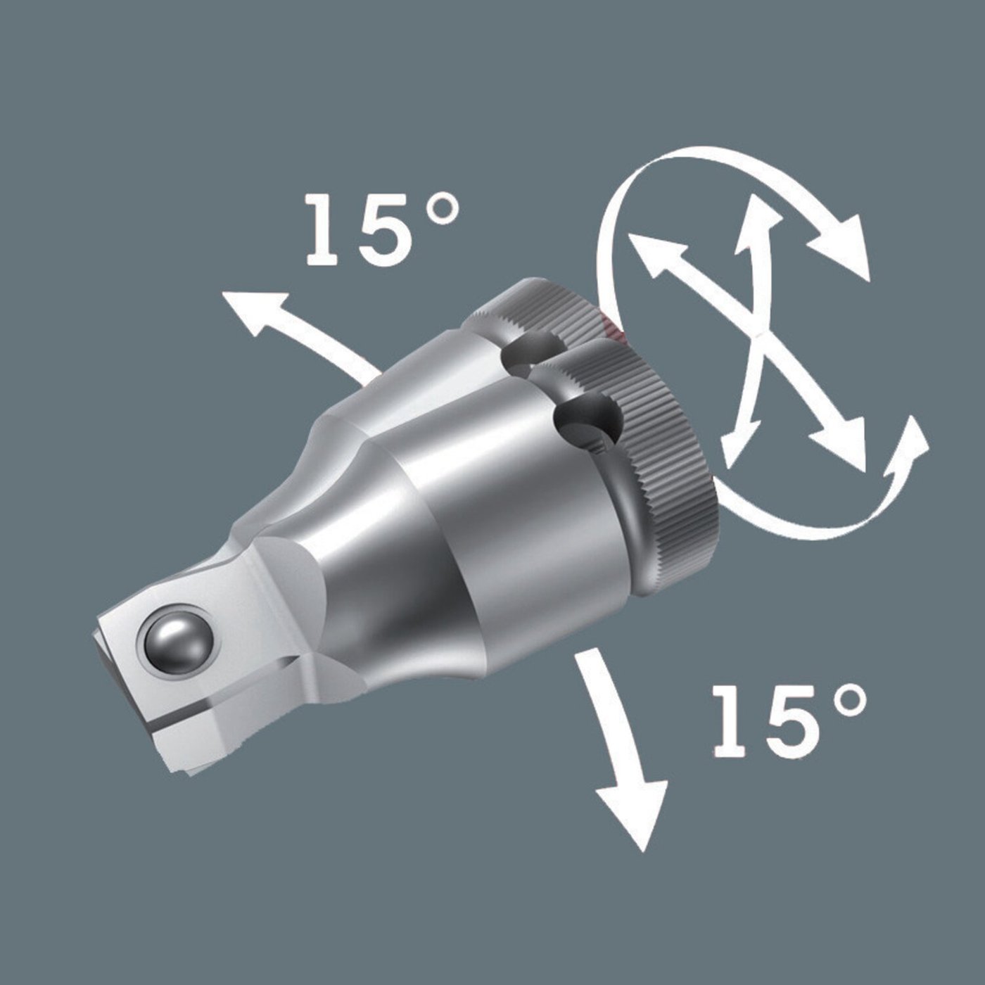 Wera Wera Zyklop 3/8" wobble extension - Image 2