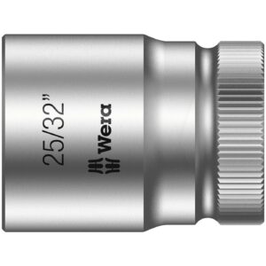 Wera Wera Zyklop 1/2" socket - US sizes 25/32"