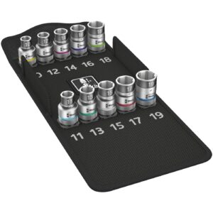 Wera Wera Zyklop 1/2" Hex socket set with holding function Metric
