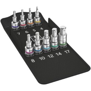 Wera Wera Zyklop 1/2" drive Hex socket bit set - Metric