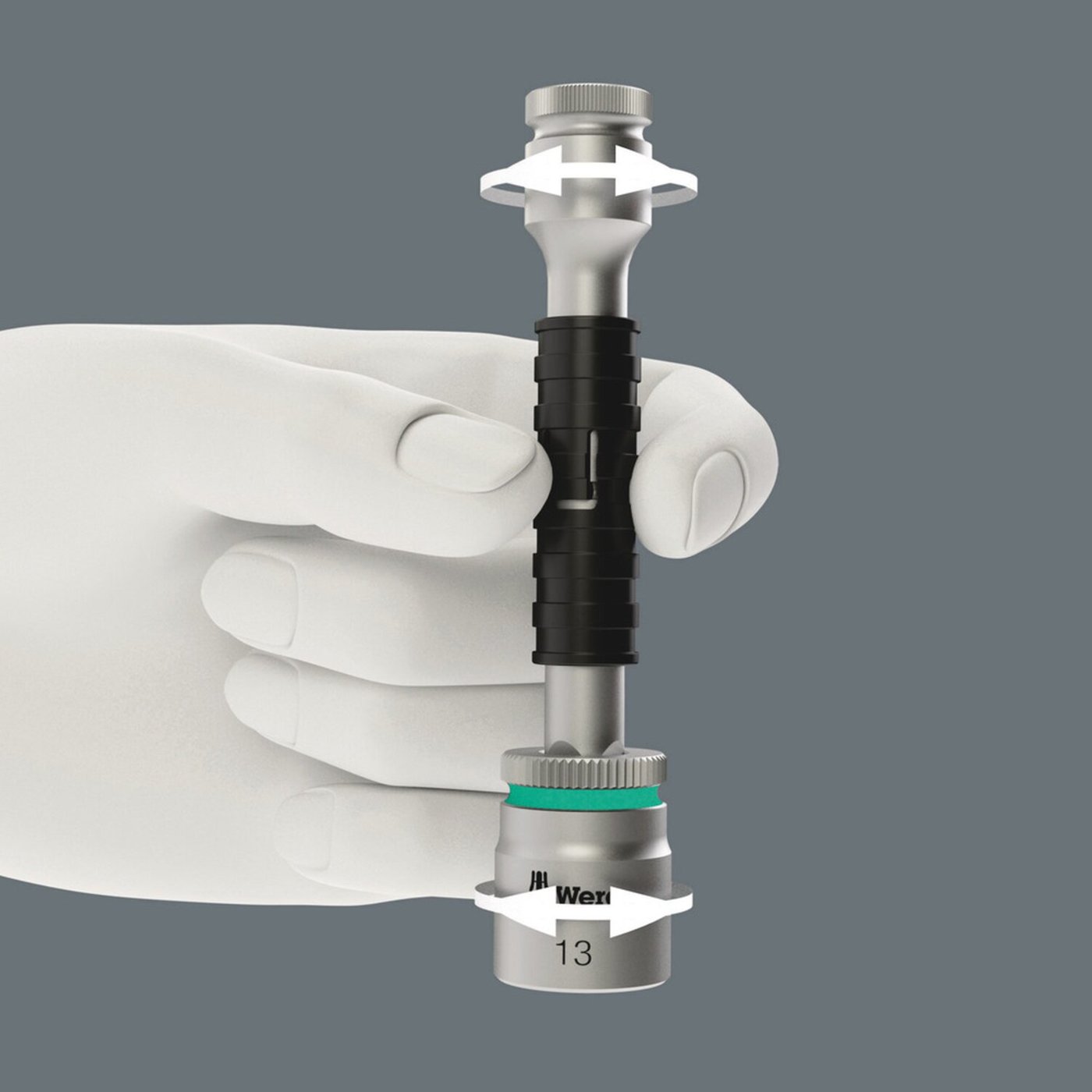 Wera Wera Zyklop 1/2" long extension 250mm - Image 2