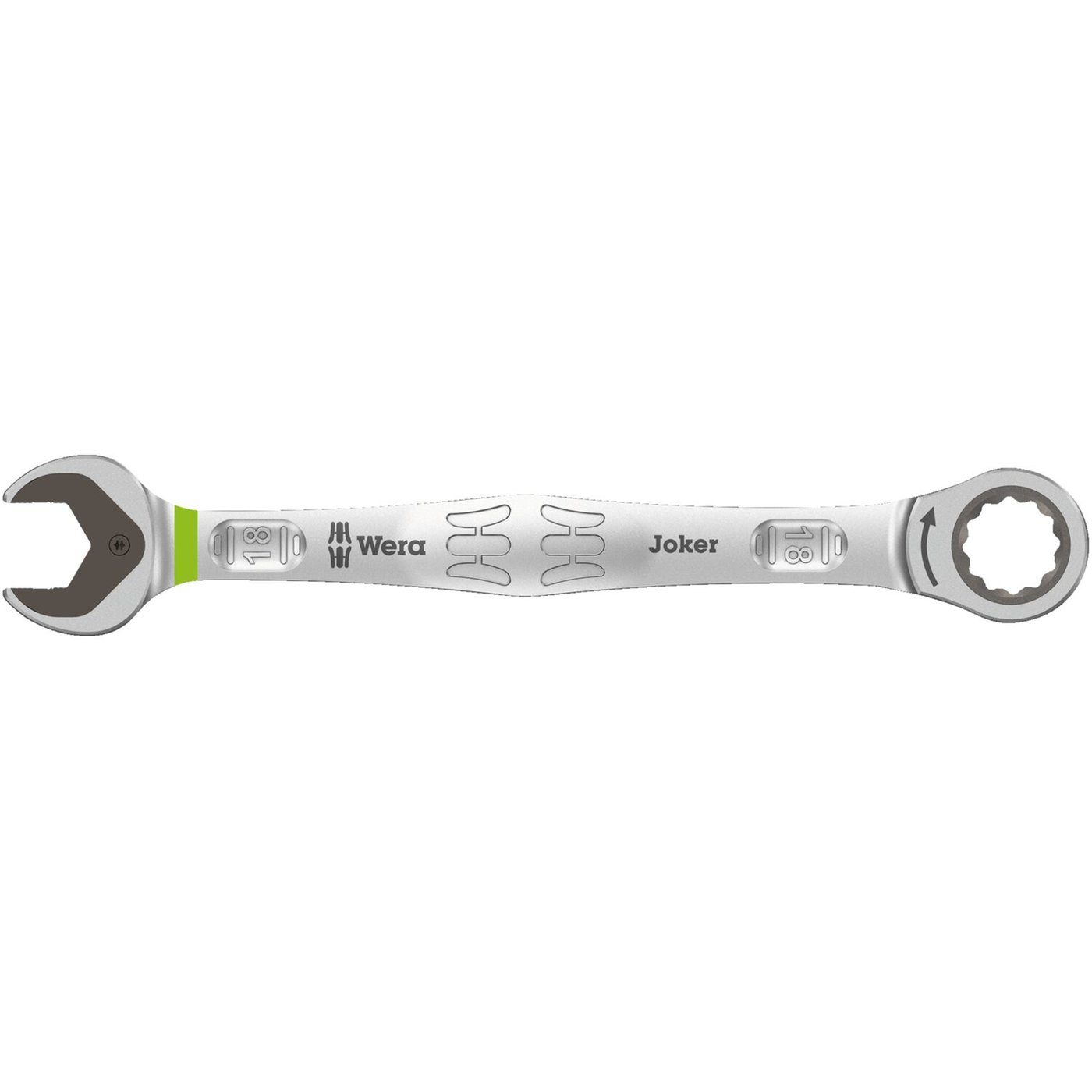 Wera Wera ratcheting wrench open/ box end 18mm Joker - Metric