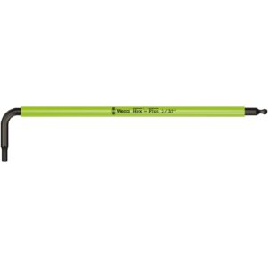 Wera Wera hex key multicolor bright green - US sizes 3/32"