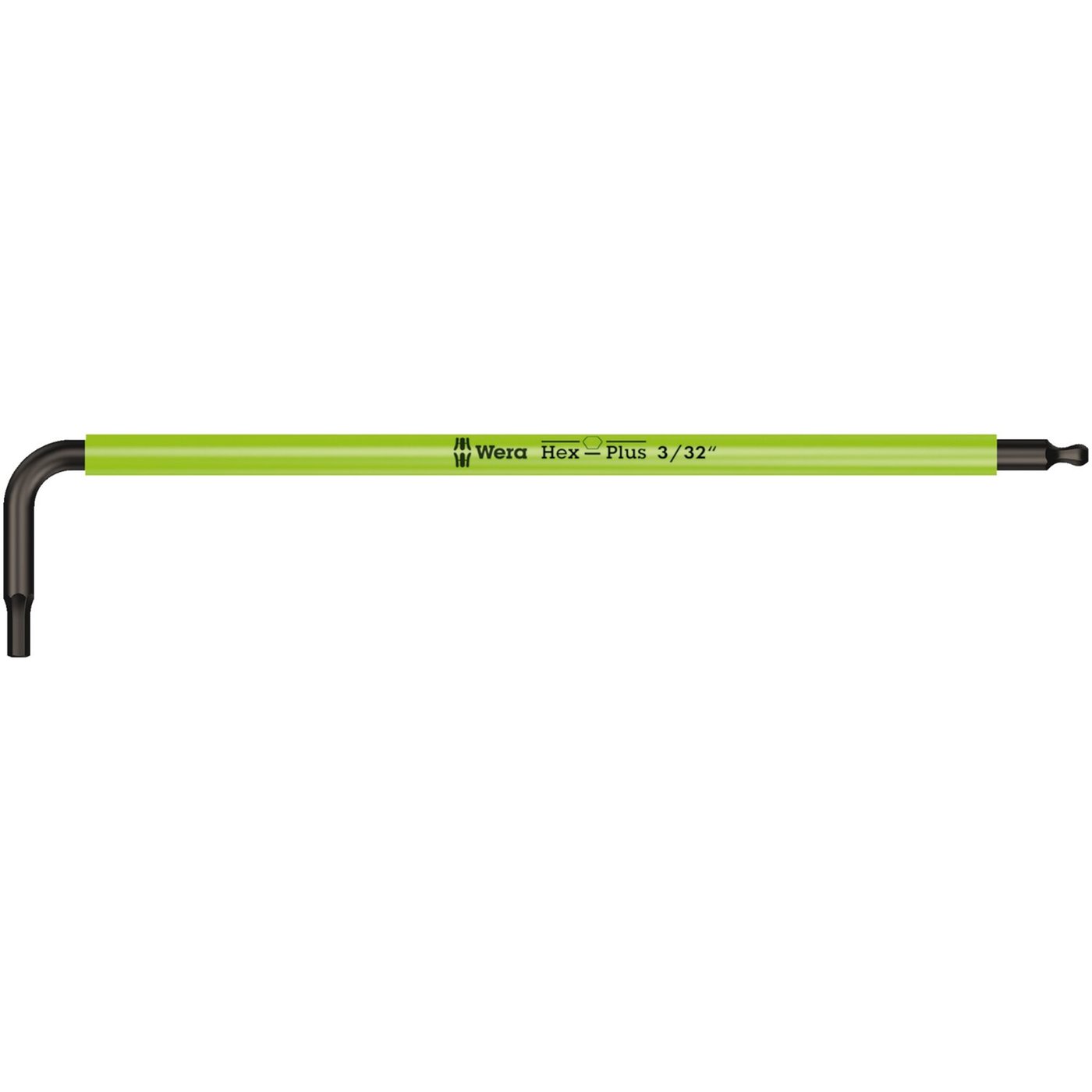 Wera Wera hex key multicolor bright green - US sizes 3/32"