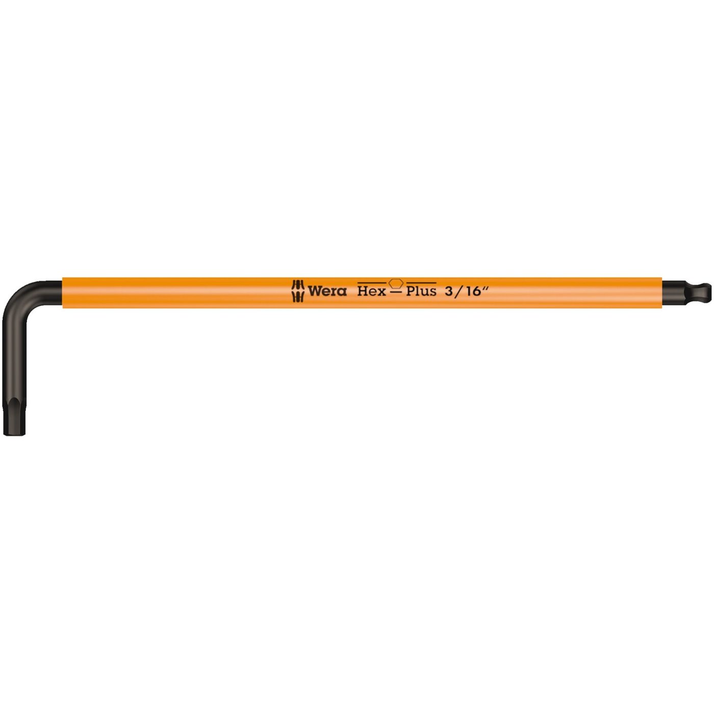 Wera Wera hex key multicolor bright orange - US sizes 3/16"