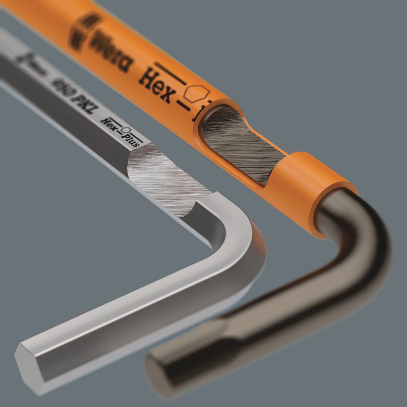 Wera Wera hex key multicolor blue - US sizes 3/8" - Image 2