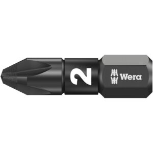 Wera Wera 1/4" bit for Pozidriv screws Impaktor PZ2