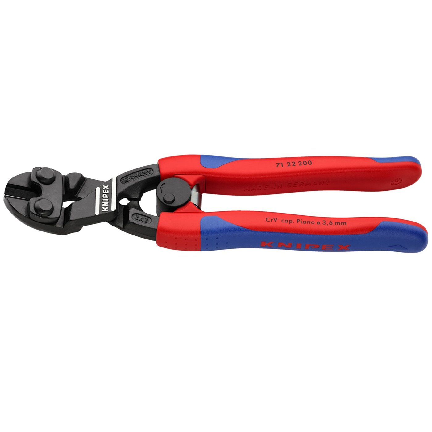 Knipex Knipex compact bolt cutter with 20° angled head