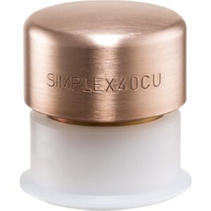 Halder Halder insert for Simplex mallet 30mm Copper - Very hard