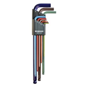 Bondhus Bondhus, ColorGuard™ allen head/ball-end L-wrench set metric