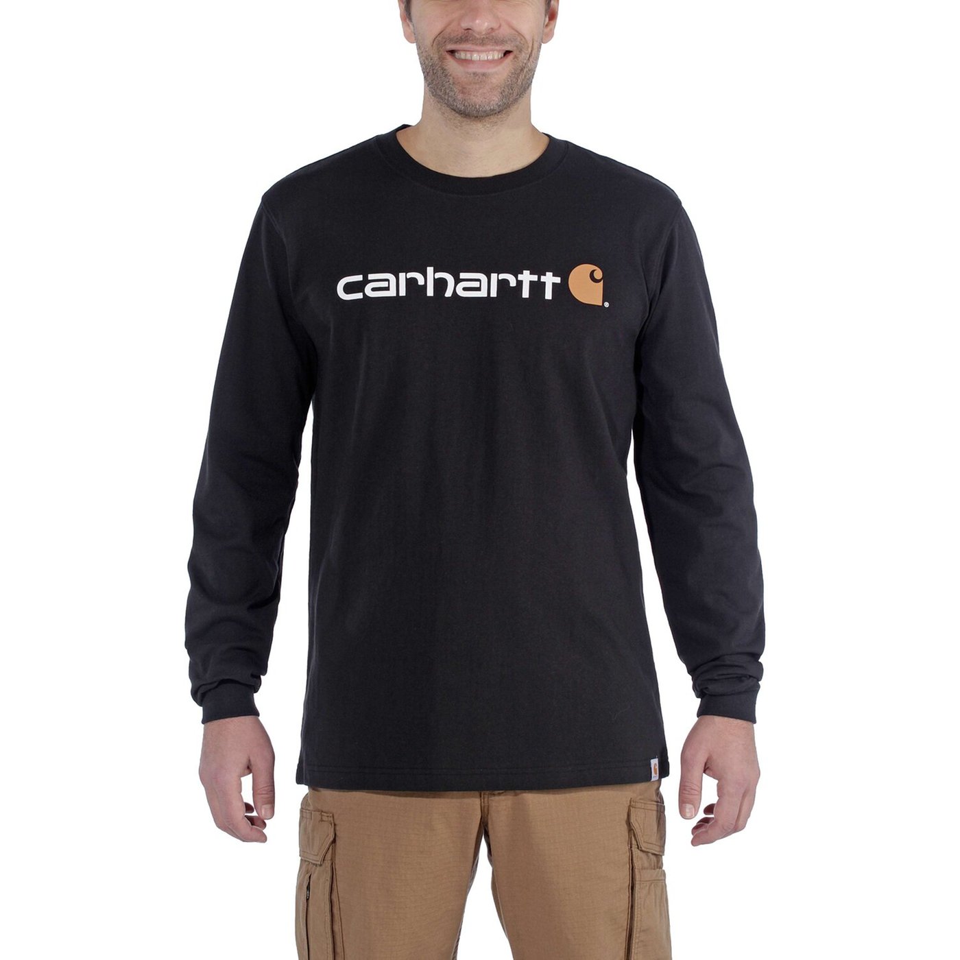 Carhartt Carhartt Logo graphic long sleeve black - Image 2