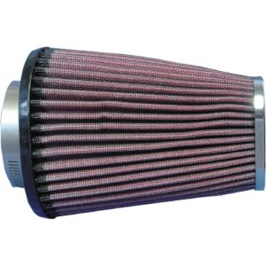 K&N K&N, replacement air filter element. Chrome tip logo