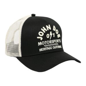 John Doe John Doe Black /White cap