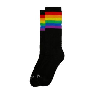 American Socks American Socks Rainbow Pride Mid High classic socks black