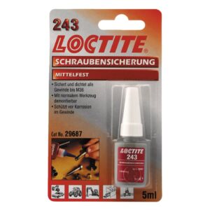 Loctite Loctite 243 blue, threadlocker 5cc