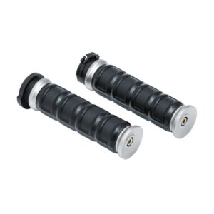 Kuryakyn Kuryakyn, Dillinger grips. Silver